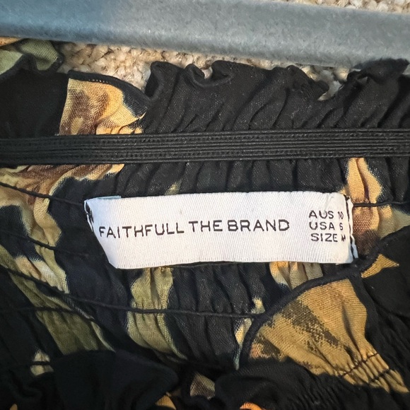 Faithfull The Brand Del Mar Mini Dress Size Medium - Picture 7 of 12